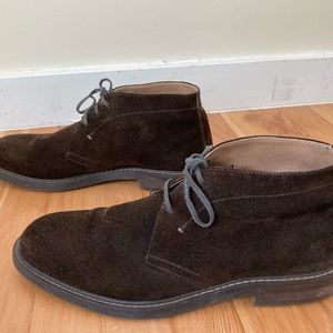 Men’s Dark Brown Suede Chukka Boots | Nordstrom | Winter Work Shoes